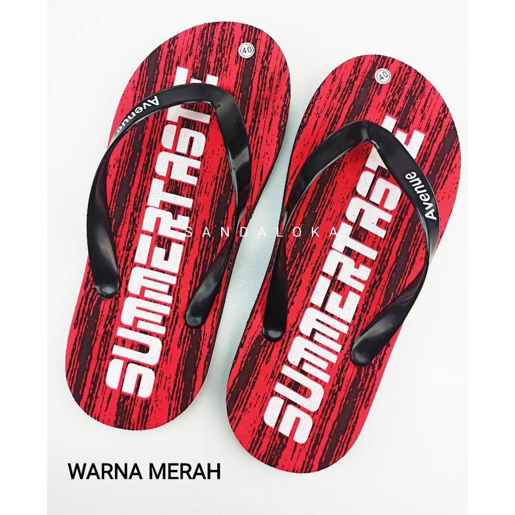 Sandal Jepit Pria Summertaste Avenue | Sendal Distro Surfing Casual | Sandal Jepit