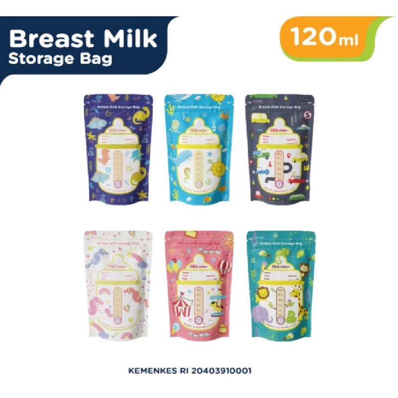 Gea Baby kantong asi120 ml Breastmilk storage bag Geababy 120 ml