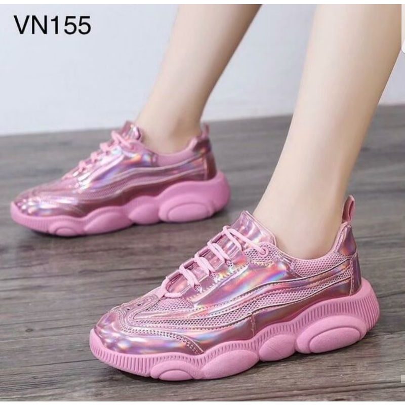 ZPT-Sepatu sneakers wedges wanita fashion terbaru OF-89