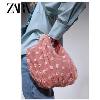 TAS ZARAA ZR HAND BAG SHOULDER BAG MOTIF BORDIR FLOWER FASHION IMPORT PREMIUM #3259