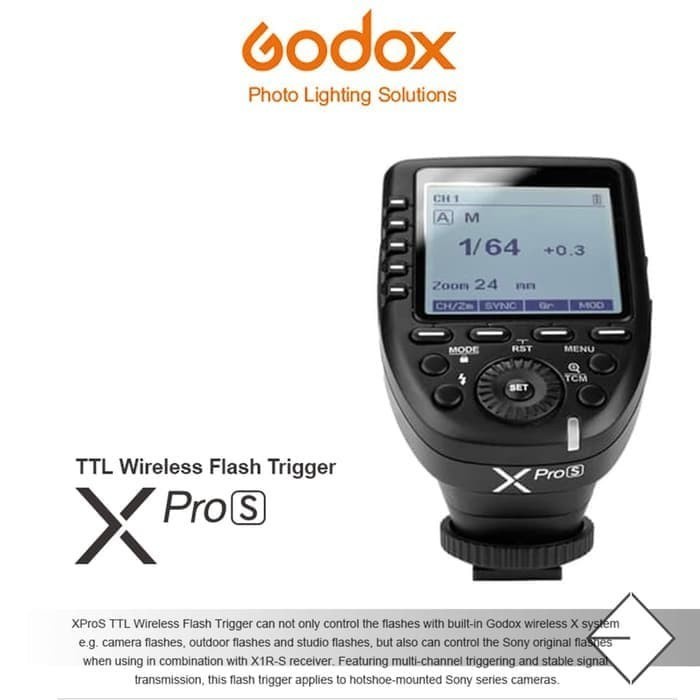Godox X-Pro S/F/N/C TTL Wireless Flash Trigger