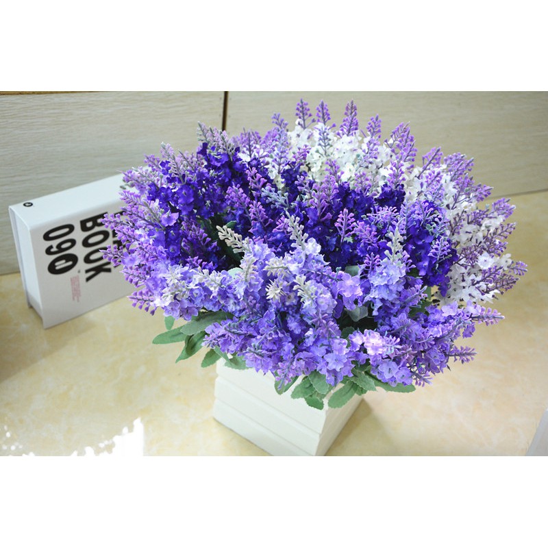 AF11 Bunga Daun Lavender  Artificial Tanaman  Hias Palsu 