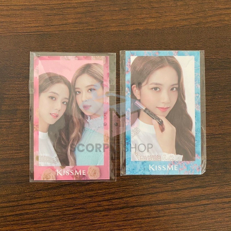 Kiss Me Photocard Jisoo Rose Chaesoo Blackpink pc limited rare