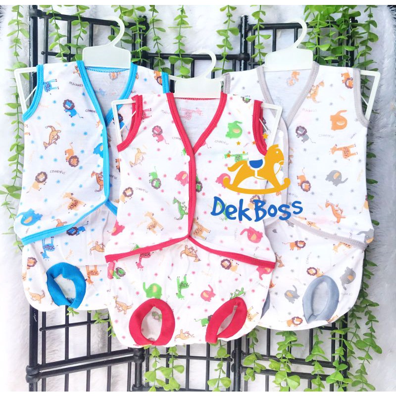 [Set Yks] Setelan kutung harian bayi perempuan laki laki newborn murah set baju bayi kutung newborn sni 0 6 bulan