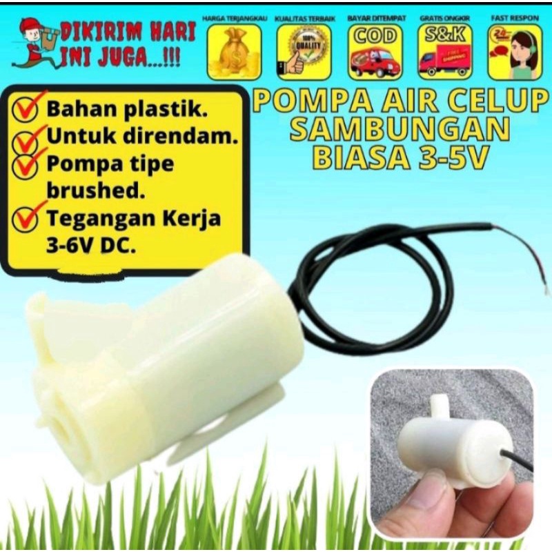 Pompa Celup USB Submersible Water Pump Pompa Air 5V DC Colorful