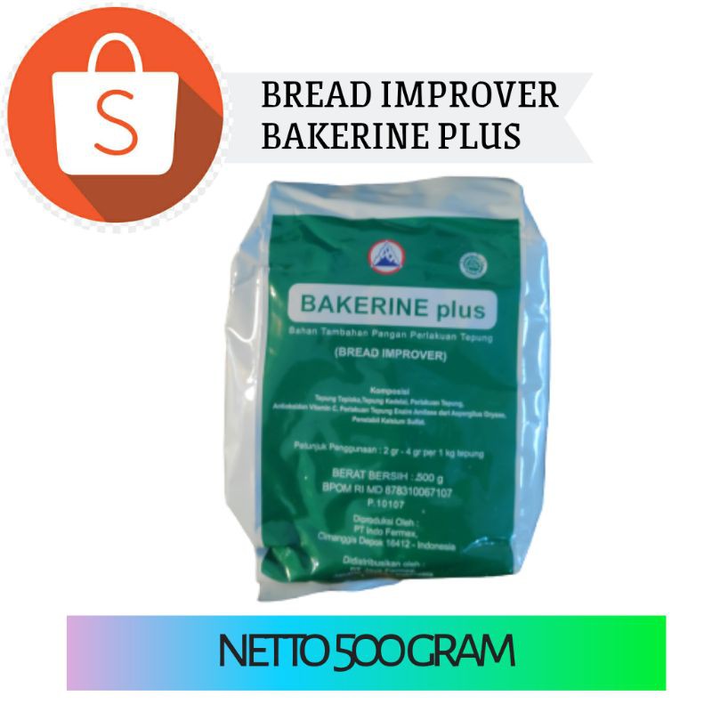 

bread improver bakerine plus 500 gram