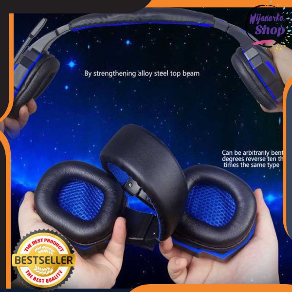 NDJU Gaming Headphone LED Deep Bass with Mic HDS11