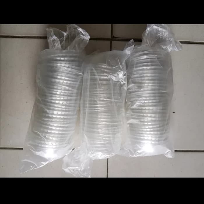 @50pcs Tutup cembung gelas / lid cup plastik OZ