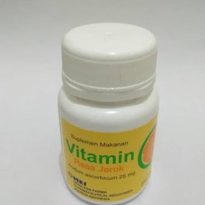 Vit C.25Mg Rasa Jeruk. *
