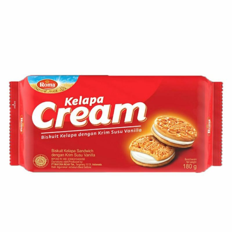 

Roma Kelapa Cream 180gr
