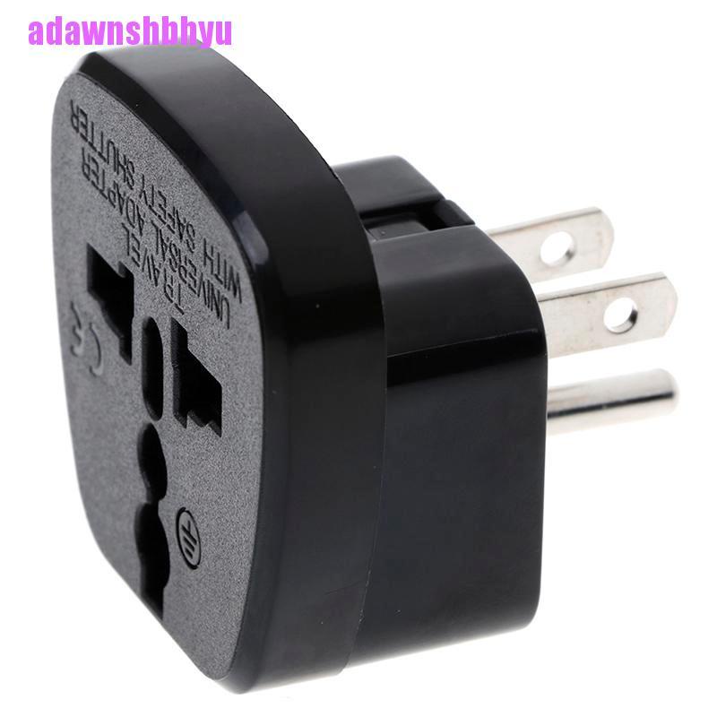 Adapter power plug EU UK AU Ke US USA Canada AC Universal Untuk travel