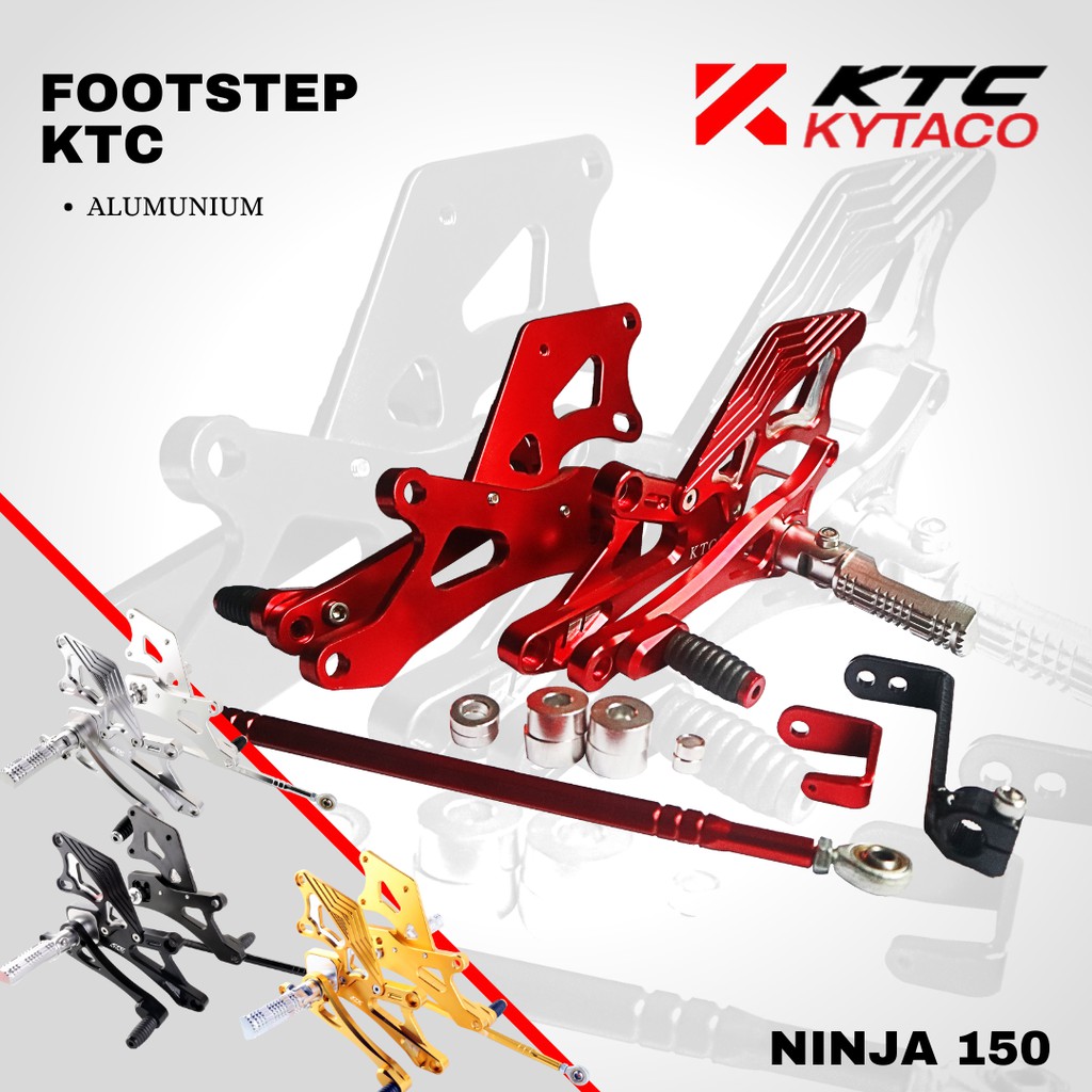 footstep step fot step ninja 150 kr zx r rr ktc kytaco