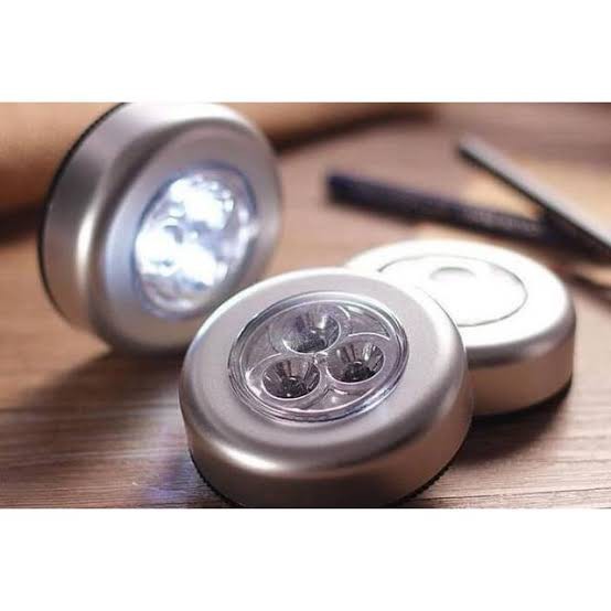 Stick Touch Lamp LED N Click Lampu 3 Mata Sentuh Tanpa Kabel [PM]