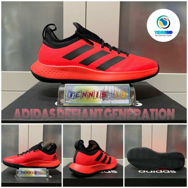 Sepatu Tenis Tennis ADIDAS DEFIANT GENERATION M - Red/Orange
