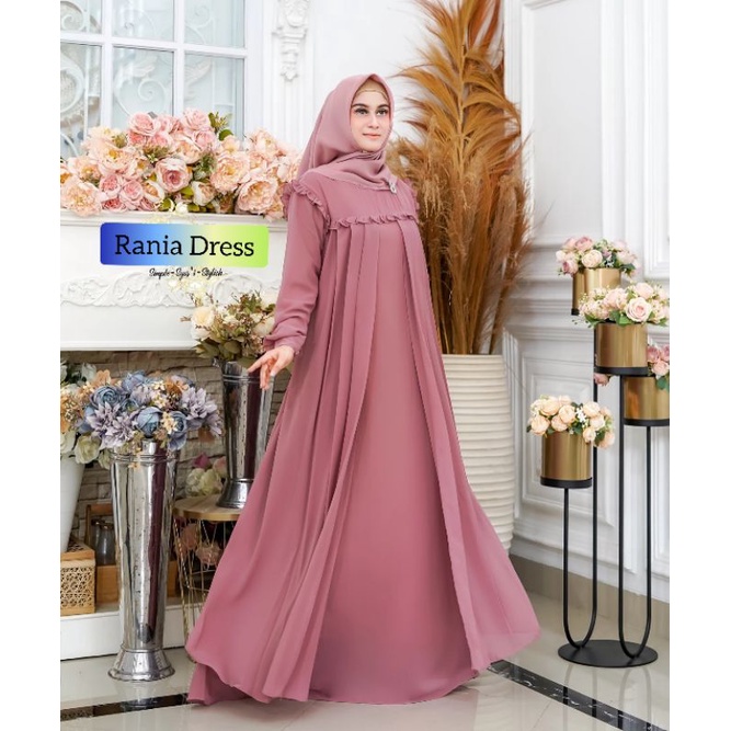 GAMIS MAXY CERUTY BABYDOOL TERBARU/AYESYA MAXY/GAMIS WANITA JUMBO FASHION MUSLIM WANITA FULL FURRING/GAMIS XL/RANIA DRESS GALERRY HANIFAH/FAR MOSLEMSTORE