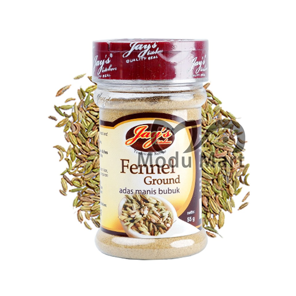 

JAYS KITCHEN Fennel Ground Powder 55g - Jay's Kitchen Adas Manis Bubuk