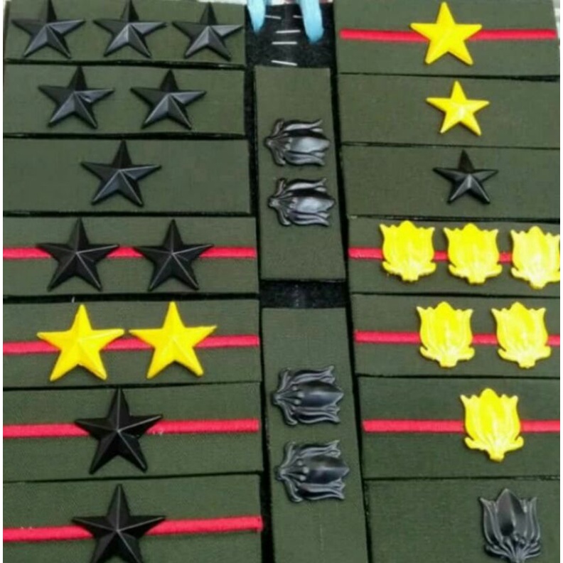 Pangkat TOpi Pet PDH PDL (LOGAM)