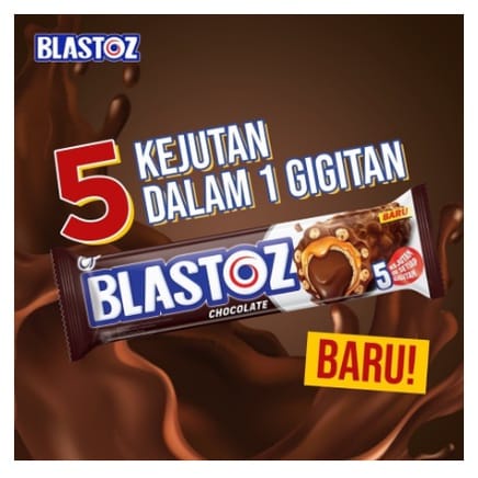 

Snack Wafer stick blastoz Chocolate (12pcs) cemilan wafer coklat enak dan murah