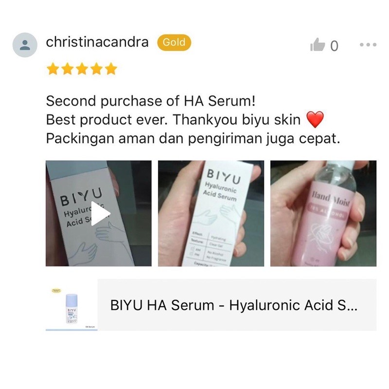 BIYU HA Serum Hyaluronic Acid Serum