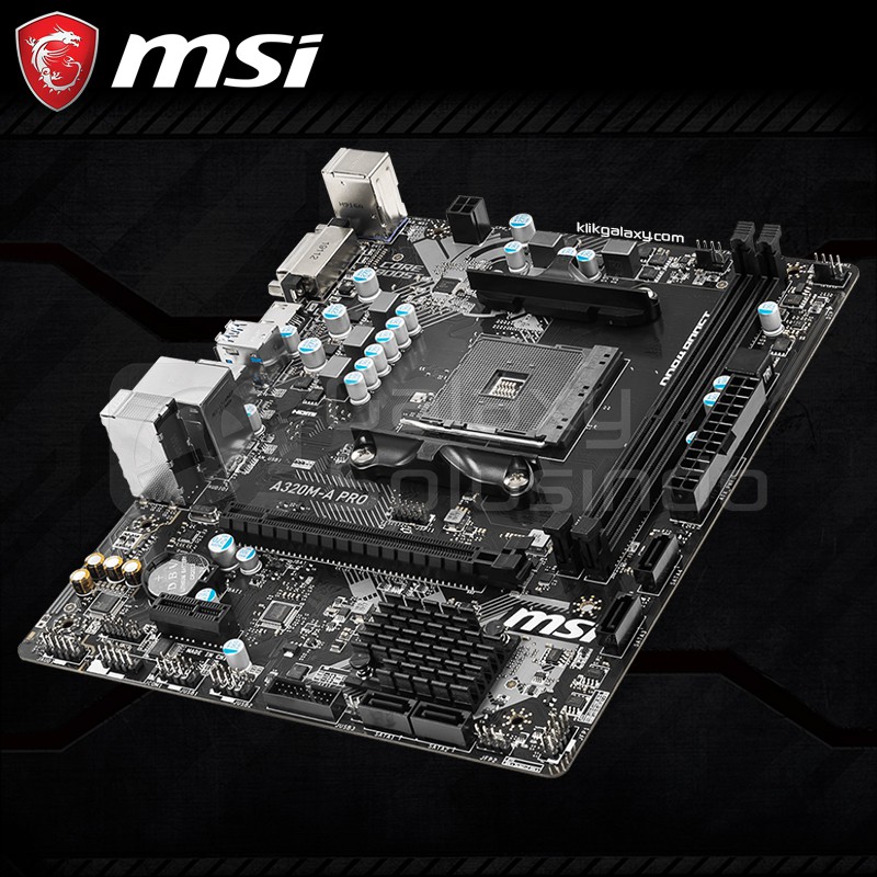 Motherboard AMD MSI A320M-A PRO (AM4, A320, DDR4)