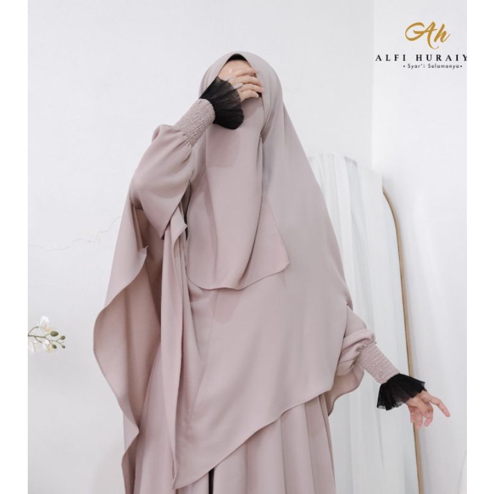 gamis magnolia-eid series by Alfi Huraiyah