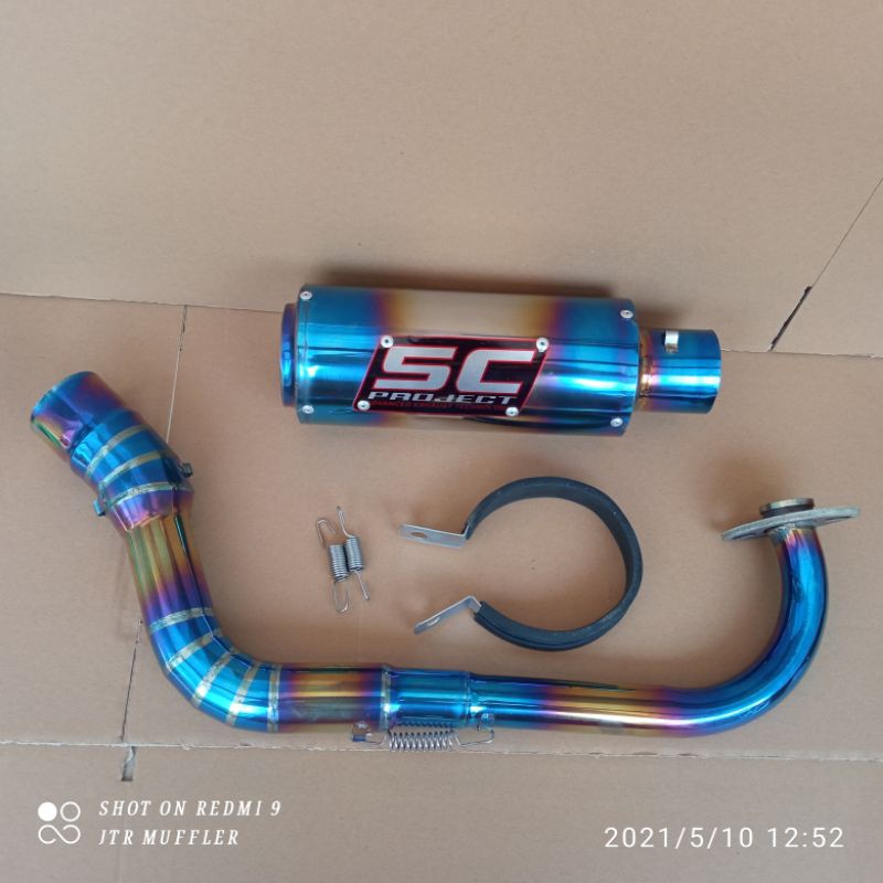 Knalpot SC PROJECT VARIO 125 150 BEAT FI KARBU SCOOPY Mio j m3 soul gt 125 FINO MIO SPORTY