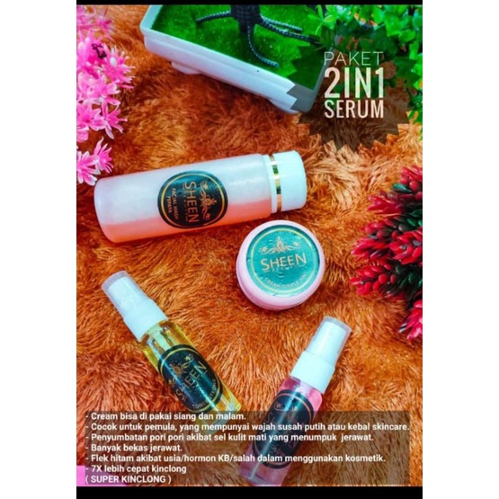 pemutih wajah(skincare) sheen beauty pemutih wajah cepat