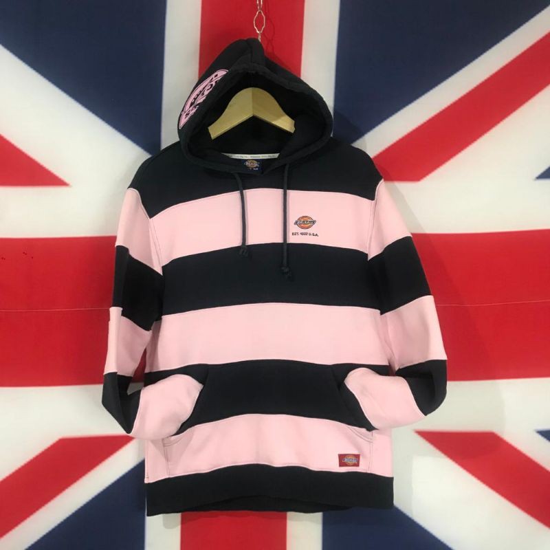 DICKIES STRIEP HOODIE / DICKIES HOODIE JACKET / RARE DICKIES / DICKIES VINTAGE HOODIE / DICKIES