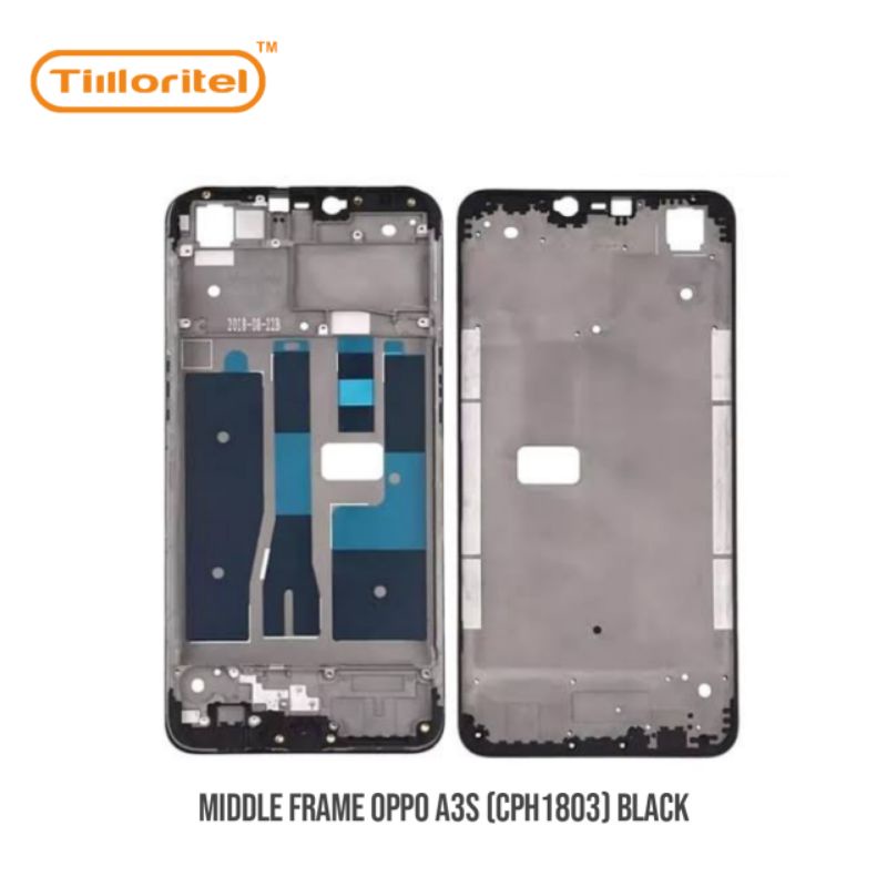MIDDLE FRAME OPPO A3S BLACK
