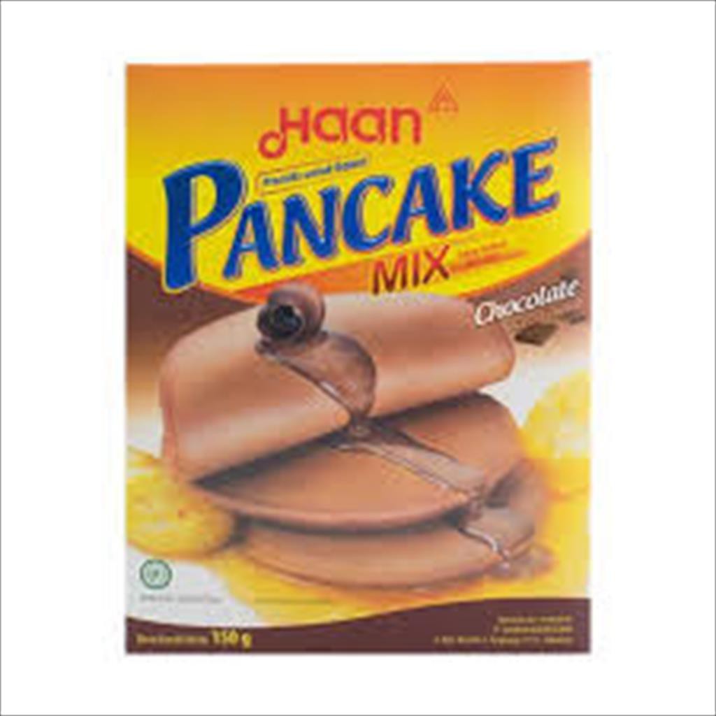 

Haan Pancake Mix Coklat 150 Gram / Pancake Instant