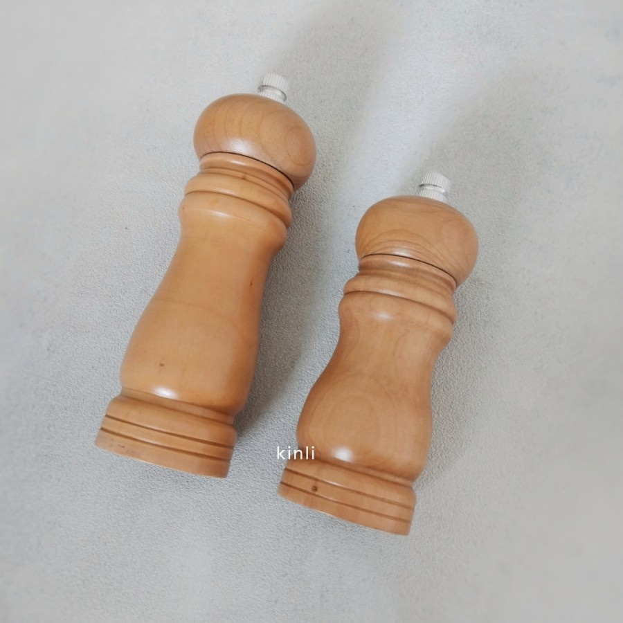 wooden pepper salt grinder mill grinder lada garam