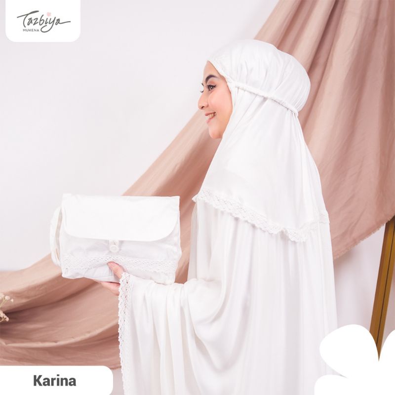 MUKENA TAZBIYA KARINA WHITE ALLSIZE