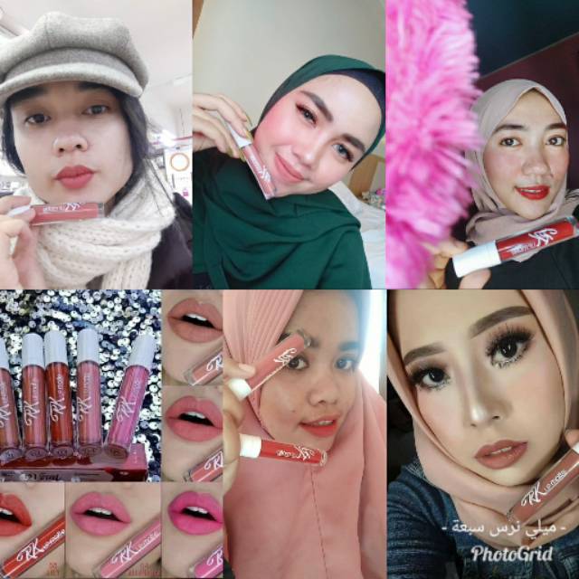 Lipcream RK/lip matte/lipstik/kosmetik kecantikan bibir