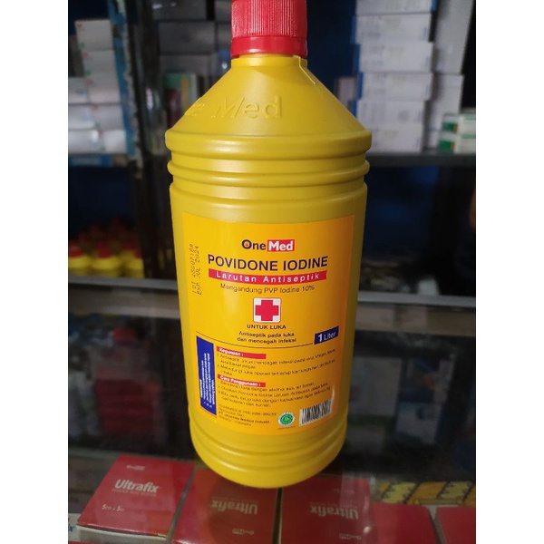 Povidone Iodine 1 Liter / Antiseptic / Obat merah / Povidone