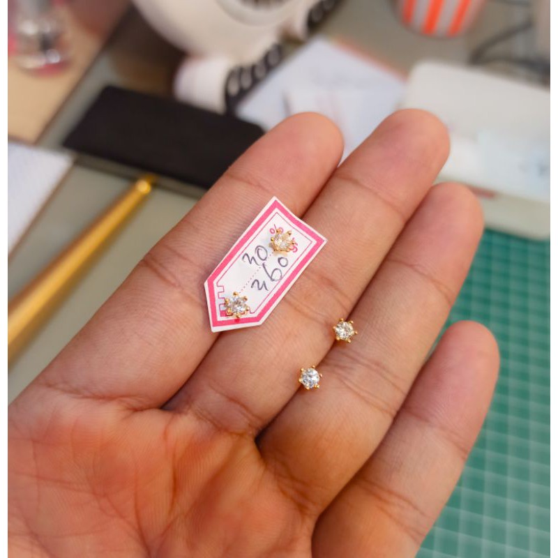 Giwang anting emas asli 300%