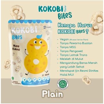 KOKOBI BITES Camilan bayi kokobi puff anak bayi  Snack anak bayi NON MSG NON PERASA yummy bites