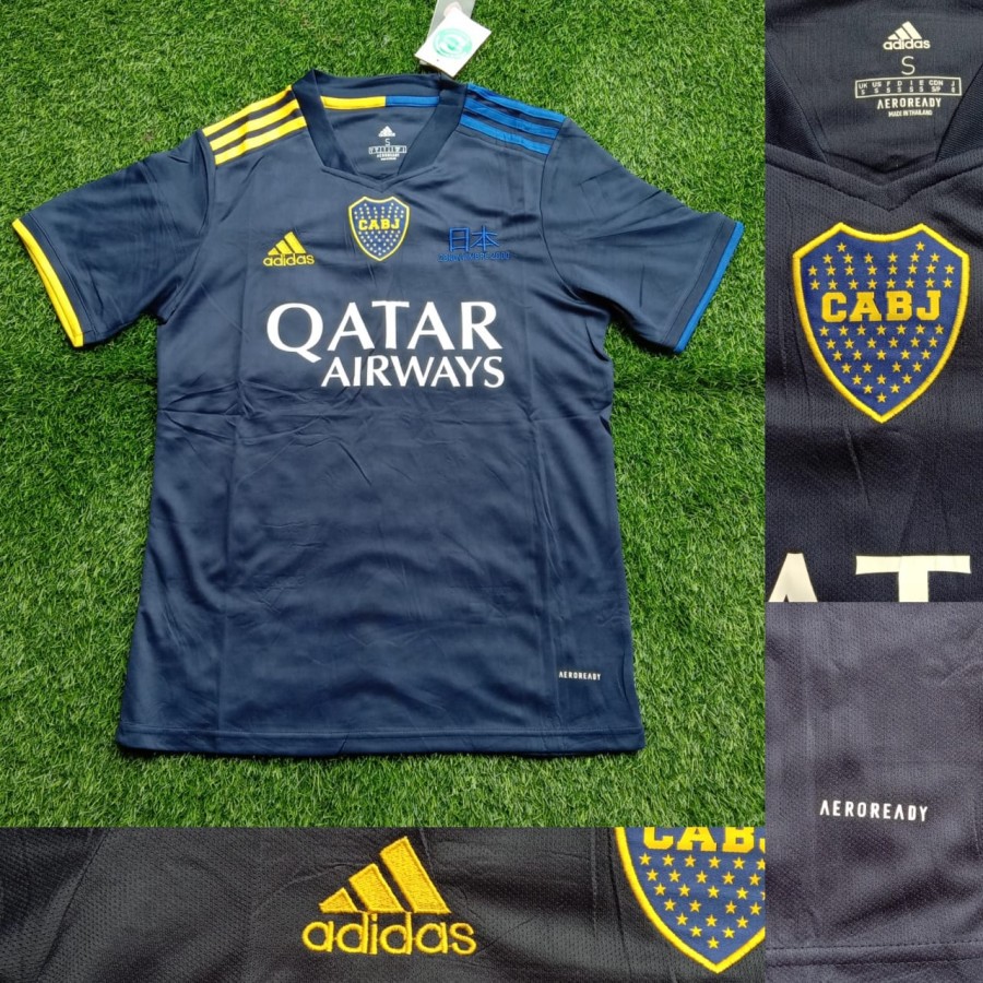 JERSEY BOLA BOCA JUNIOR 4TH 2020-2021 GRADE ORI