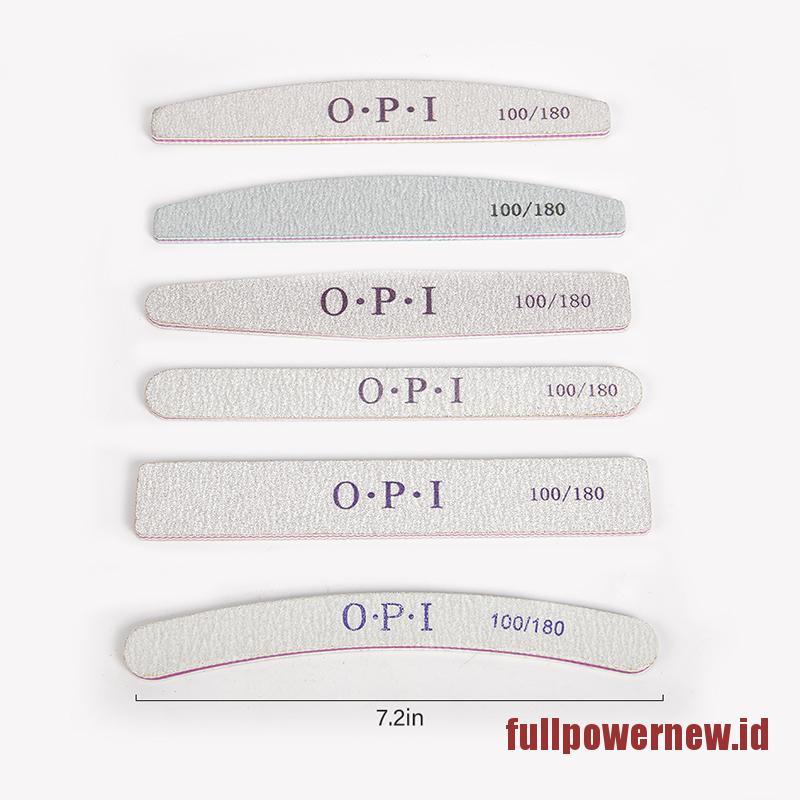 【COD】Nail File Double Side Buffer 100/180 Trimmer Sandpaper Professional Nail Files