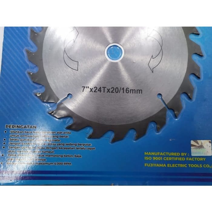 Mata Gerinda Potong Kayu 7x24 Mata Fuji Circulasaw Blade Mata Gergaji