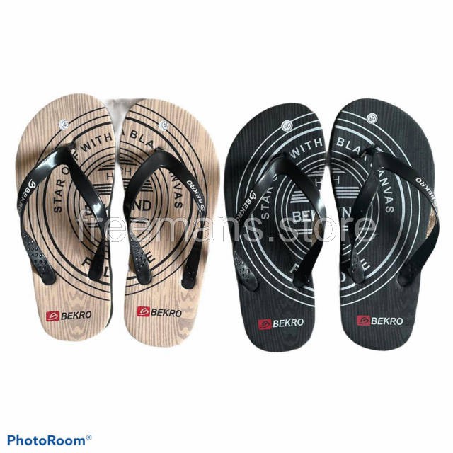 Sandal casual cowok sendal Jepit Pria motif distro Bekro  /Sendal Distro Surfing Casual import keren