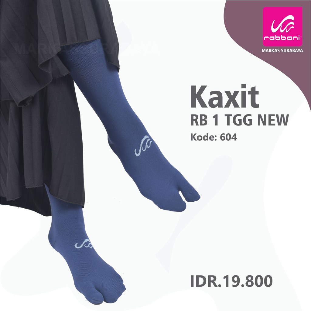 Kaos kaki tanggung jempol Rabbani-604 = Dongker