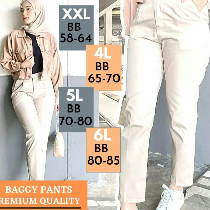 Celana BAGGY PANT JUMBO Premium CELANA KERJA KANTOR OGOS NESD BISA