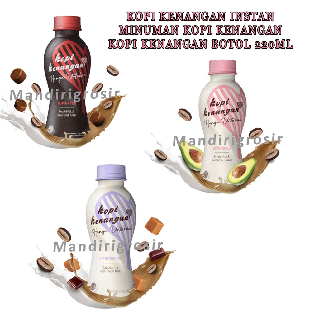 Minuman Kopi Kenangan * Kopi Kenangan * Kopi Instan Botol * 220ml