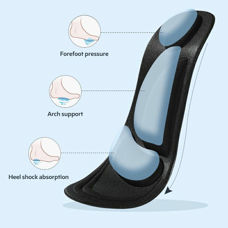 Insole sepatu foam comfortable arch support massage insole