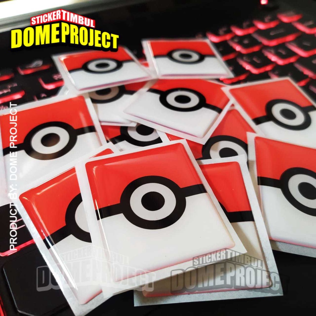 [PROMO BUY 3 GET 1] DASI VESPA POKEBALL PIAGGIO STICKER MOTOR RESIN AKSESORIES MOTOR STICKER MOTOR BODY VESPA