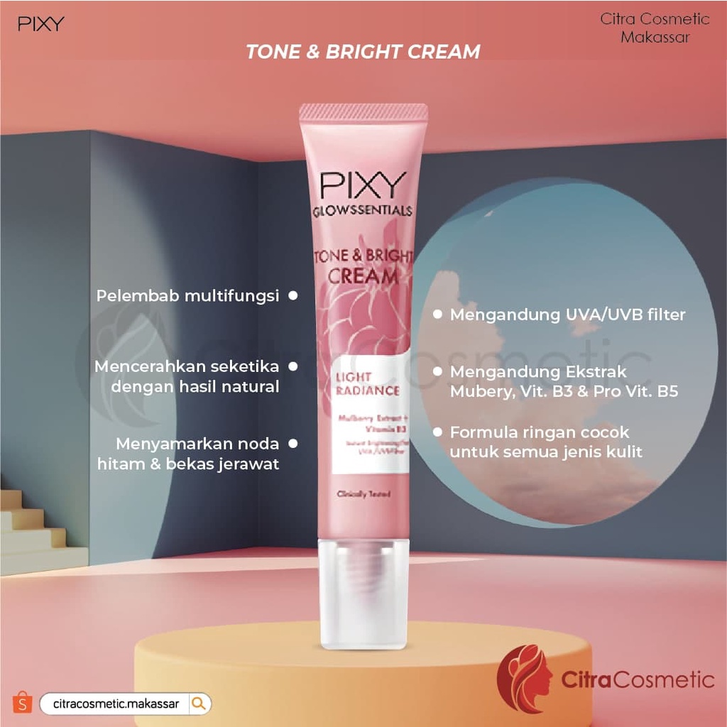 Pixy Glowssentials Series Soft &amp; Bright Whip Foam 60 Gr | Toner &amp; Bright Cream 20Gr | Micellar Water | Smooth &amp; Bright | Brightening Mist