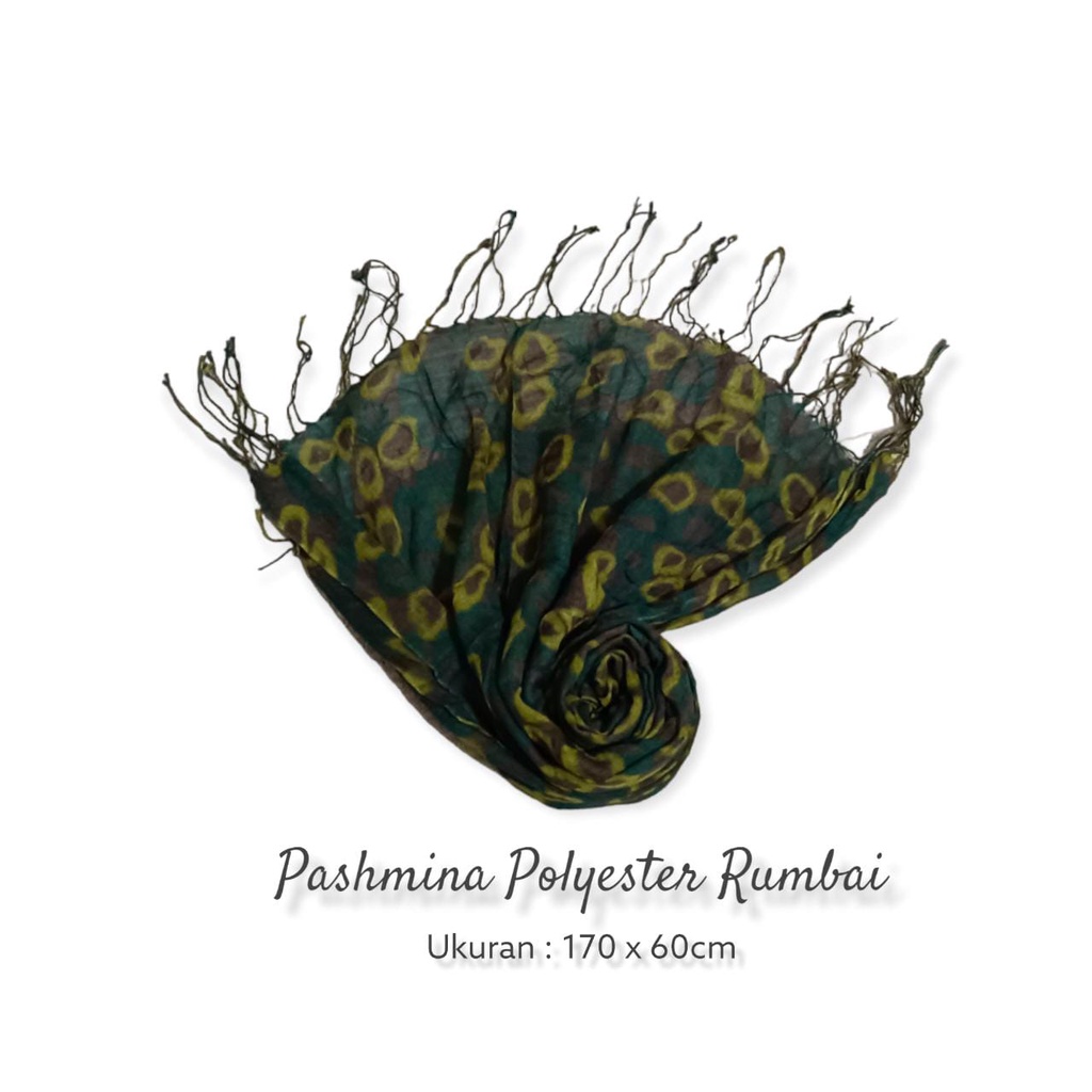 Pashmina Hijab Polyester 170cm x 65cm Motif