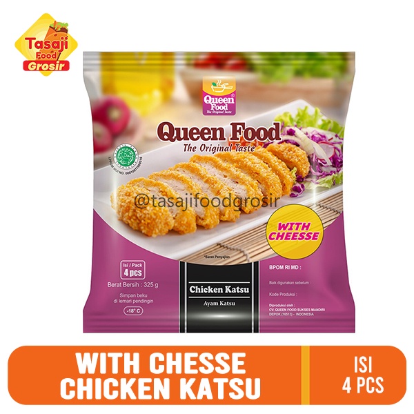 

Queen Food With Chesse Chicken Katsu Isi 4 Pcs