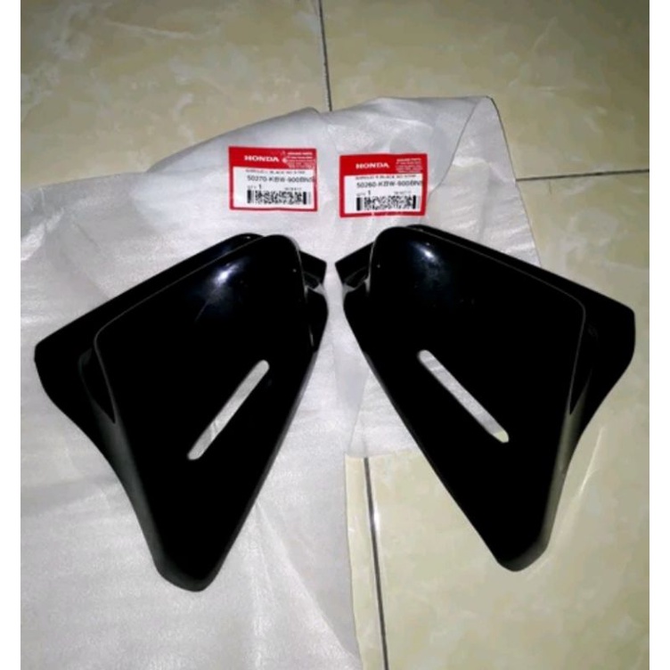 Kuping kupingan tangki shroud kempol tiger lawas lama ori set kanan kiri hitam