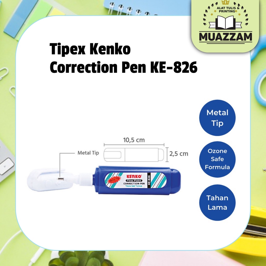 

Kenko Correction Pen KE-826 Metal Tip
